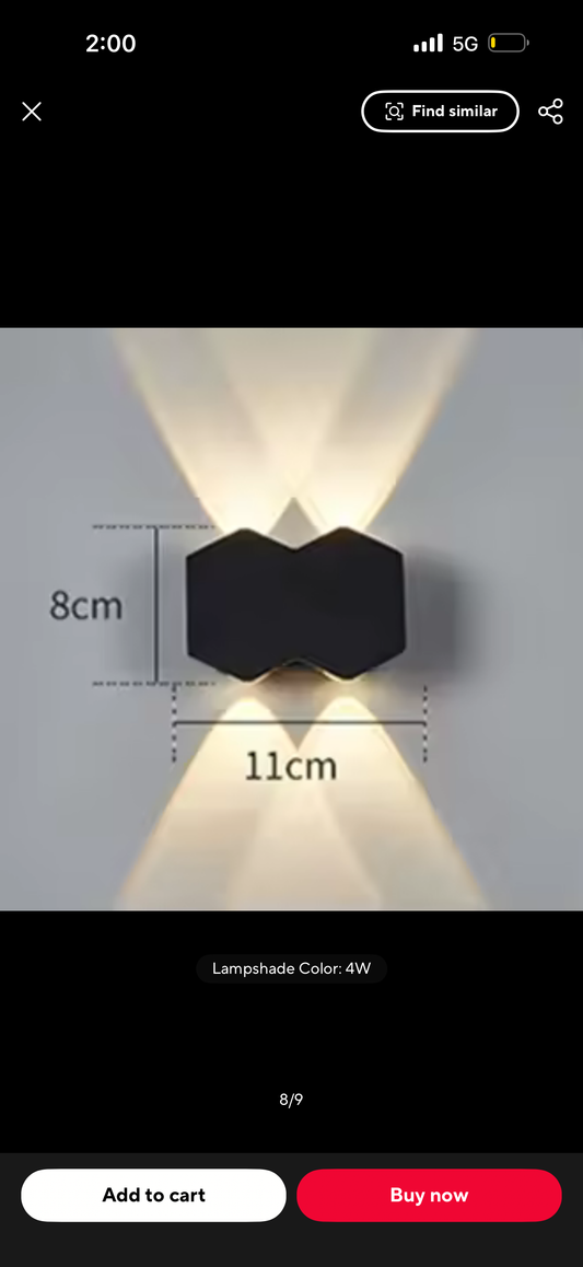 OUTDOOR WALL LIGHT.
