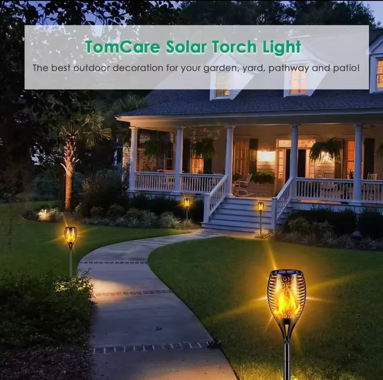 SOLAR FIRE LAMP
