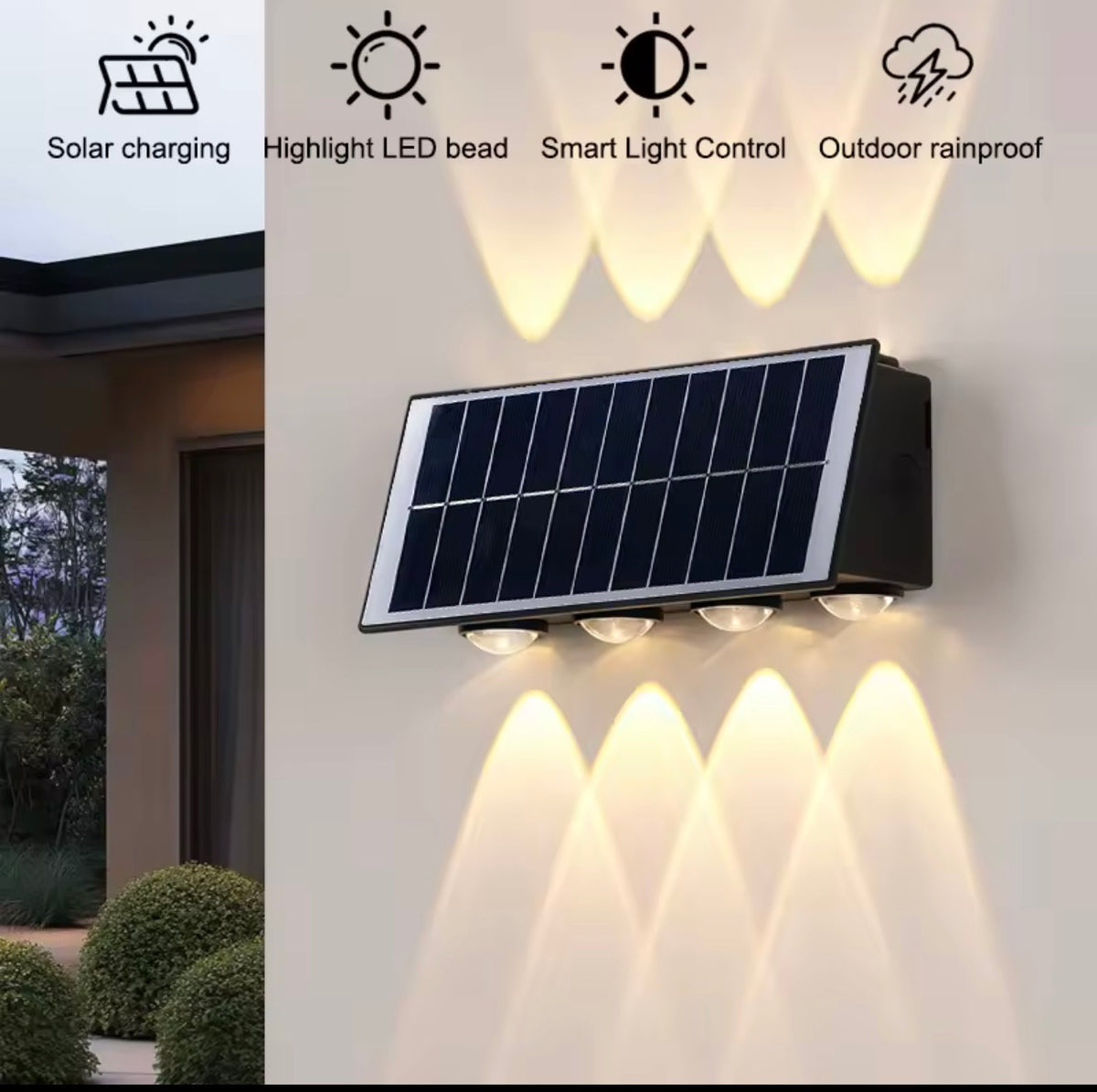 SOALR WALL LIGHT.