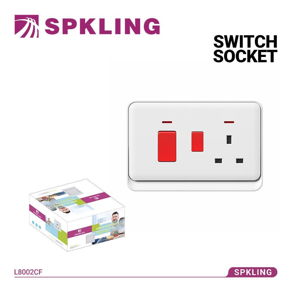 SWITCH AND SOCKETS(WHITE)