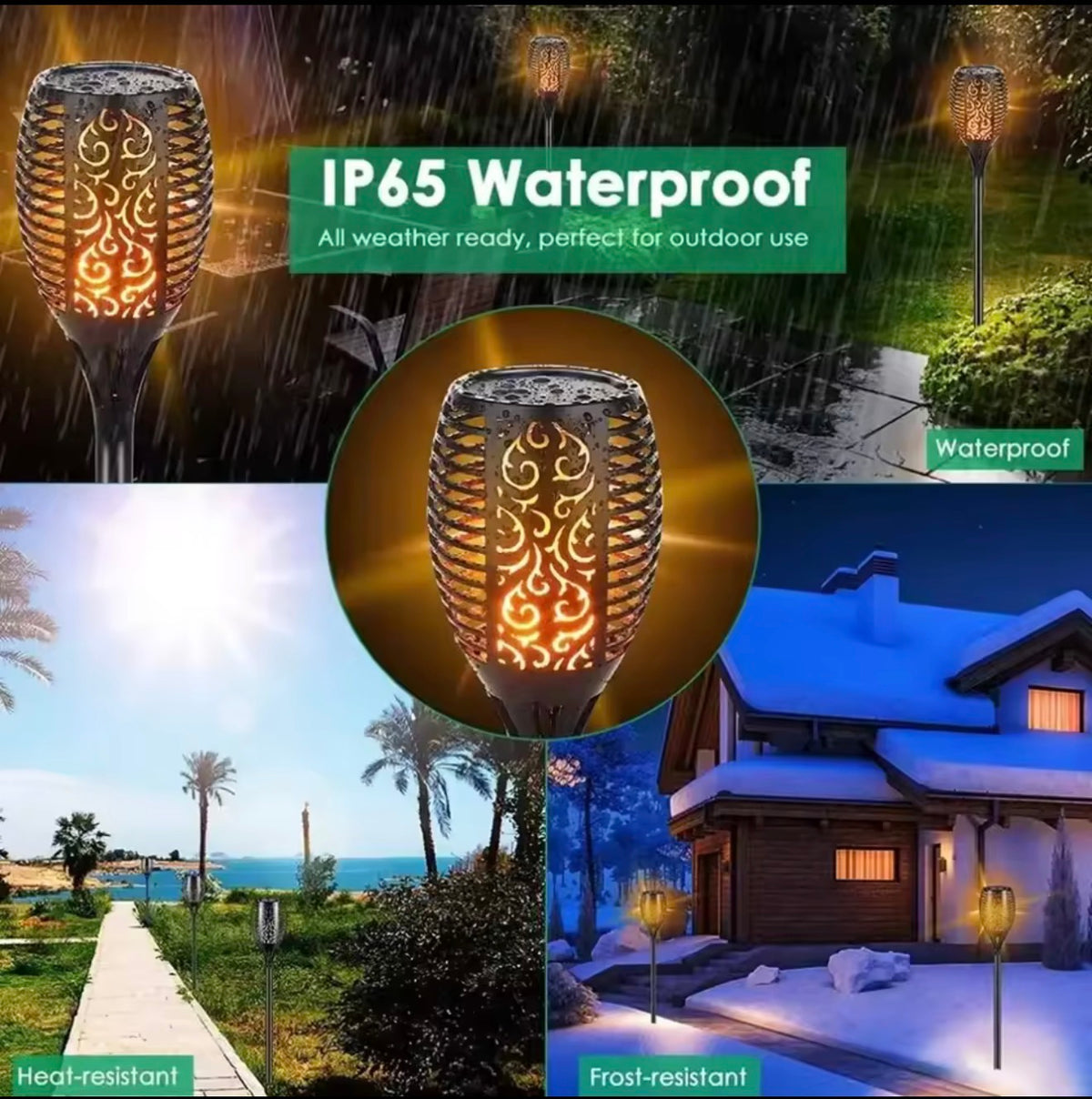SOLAR FIRE LAMP