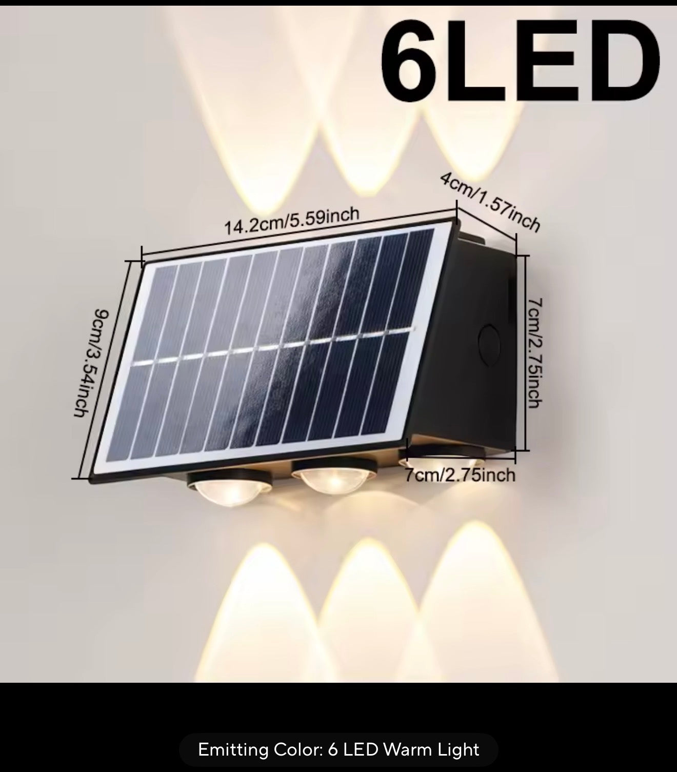 SOALR WALL LIGHT.