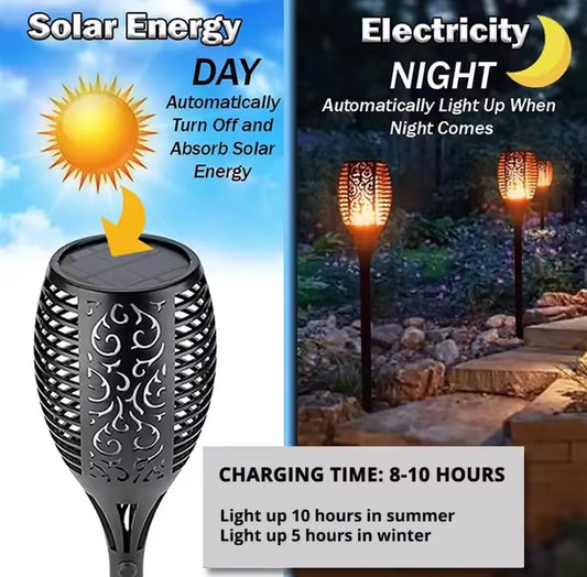 SOLAR FIRE LAMP
