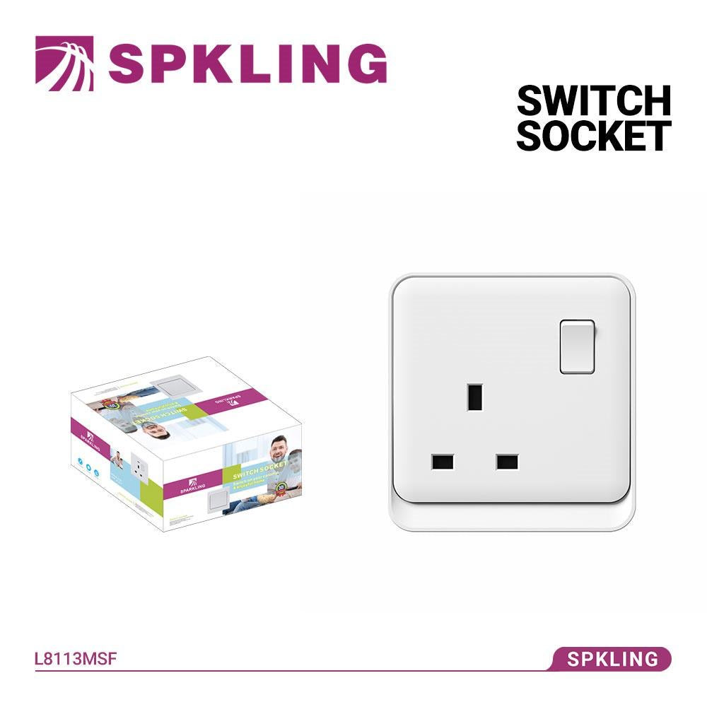 SWITCH AND SOCKETS(WHITE)
